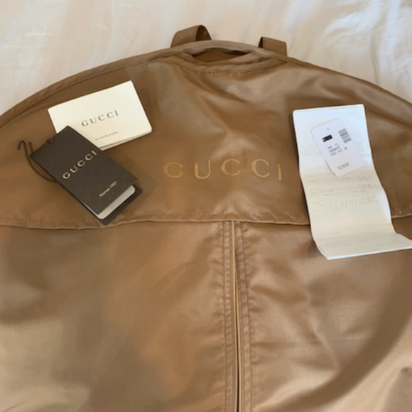 Size 38 Genuine Gucci Leather Coat - Picture 4 of 4